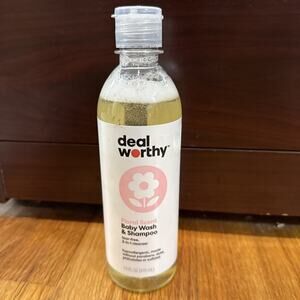 Deal Worthy Floral Scented Baby Wash and Shampoo Tear Free Hypoallergenic 14oz